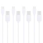 4 PCS HAWEEL 1m High Speed Micro USB to USB Data Sync Charging Cable Kits, For Samsung, Huawei, Xiaomi, LG, HTC and other Smartphones