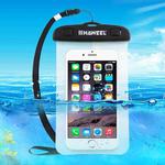 HAWEEL Transparent Universal Waterproof Bag with Lanyard for iPhone, Galaxy, Huawei, Xiaomi, LG, HTC and Other Smart Phones(Transparent)