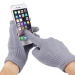 HAWEEL Three Fingers Touch Screen Gloves for Women, For iPhone, Galaxy, Huawei, Xiaomi, HTC, Sony, LG and other Touch Screen Devices(Grey)