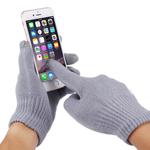HAWEEL Three Fingers Touch Screen Gloves for Kids, For iPhone, Galaxy, Huawei, Xiaomi, HTC, Sony, LG and other Touch Screen Devices(Grey)