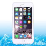 HAWEEL for iPhone 6 Plus & 6s Plus Tridimensional Diamond Pattern 3ATM Life Waterproof Protective Case(White)