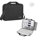 HAWEEL 14.0 inch -16.0 inch Briefcase Crossbody Laptop Bag For Macbook, Lenovo Thinkpad, ASUS, HP(Black)