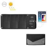 HAWEEL 21W Foldable Solar Panel Charger with 5V 3A Max Dual USB Ports