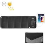 HAWEEL 28W Foldable Solar Panel Charger with 5V 3A Max Dual USB Ports