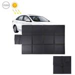 HAWEEL 150W 12-Fold ETFE Solar Panel Charger with 5V / 4.8A USB Port + DC Output(Black)