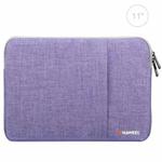 HAWEEL 11 inch Sleeve Case Zipper Briefcase Carrying Bag For Macbook, Samsung, Lenovo, Sony, DELL Alienware, CHUWI, ASUS, HP, 11 inch and Below Laptops / Tablets(Purple)