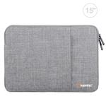 HAWEEL 15.0 inch Sleeve Case Zipper Briefcase Laptop Carrying Bag, For Macbook, Samsung, Lenovo, Sony, DELL Alienware, CHUWI, ASUS, HP, 15 inch and Below Laptops(Grey)