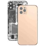 Back Battery Cover Glass Panel for iPhone 11 Pro(Gold)