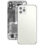 Back Battery Cover Glass Panel for iPhone 11 Pro(White)