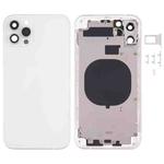 Back Housing Cover with Appearance Imitation of iP13 Pro for iPhone 11(White)