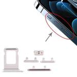 SIM Card Tray + Side Keys for iPhone 12 Pro(White)