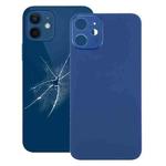 Easy Replacement Big Camera Hole Back Battery Cover for iPhone 12(Blue)