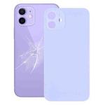 Easy Replacement Big Camera Hole Back Battery Cover for iPhone 12(Purple)