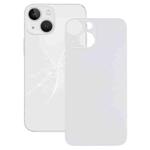 Easy Replacement Big Camera Hole Glass Back Battery Cover for iPhone 13 mini(White)