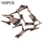 100 PCS Charging Port Screws for iPhone 13 mini (Gold)