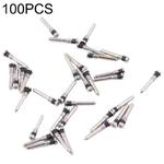100 PCS Charging Port Screws for iPhone 13 Pro (Silver)