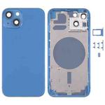 Back Housing Cover with SIM Card Tray & Side  Keys & Camera Lens for iPhone 13(Blue)
