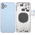 Back Cover with Appearance Imitation of iP13 Pro Max for iPhone 11 Pro Max(Blue)