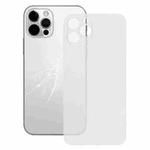 Easy Replacement Big Camera Hole Back Battery Cover for iPhone 12 Pro Max(Transparent)