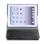 A02 for iPad 4 / 3 / 2 Universal Ultra-thin ABS Horizontal Flip Tablet Case + Bluetooth Keyboard(Blue)