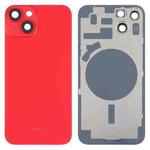 For iPhone 14 Back Housing Cover with Camera Lens(Red)