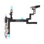 Power Button & Volume Button Flex Cable with Brackets for iPhone 5