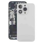 For iPhone 15 Pro Battery Back Cover with Camera Lens Cover + MagSafe Magnet(Titanium)