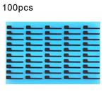 For iPhone 15 Pro 100pcs/set LCD Bottom Black Adhesive Sticker(01)