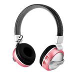 BTH-868 Stereo Sound Quality V4.2 Bluetooth Headphone, Bluetooth Distance: 10m, Support 3.5mm Audio Input & FM(Pink)