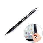 Rubber Contact Capacitive Pen Dual-purpose Stylus Pen(Black)