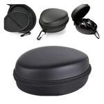 Portable EVA Storage Box Shockproof Bag for Headset, with Carabiner(Black)