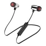 L7 Sport Metal Magnetic Stereo Bluetooth 5.0 Wireless Headset(Black)