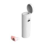 V21 Mini Single Ear Stereo Bluetooth V5.0 Wireless Earphones with Charging Box(Pink)