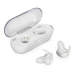 TWS-4 IPX5 Waterproof Bluetooth 5.0 Touch Wireless Bluetooth Earphone with Charging Box, Support HD Call & Voice Prompts(White)