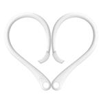 For AirPods 1 / 2 / Pro Anti-lost Silicone Earphone Ear-hook(White)