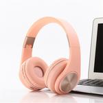 A1 Bluetooth 4.2 Candy Color Super Base Bluetooth Headphone, Support Music Play & Switching & Volume Control & Answer(Pink)