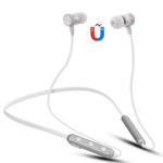 BT-890 Bluetooth 4.2 Hanging Neck Design Bluetooth Headset, Support Music Play & Switching & Volume Control & Answer(Silver)
