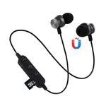 F17 Bluetooth 4.2 Hanging Neck Design Bluetooth Headset, Support Music Play & Switching & Volume Control & Answer(Black)