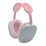 A Pair Full Coverage Anti-scratch Silicone Headphone Protective Case for AirPods Max(Silver Grey)