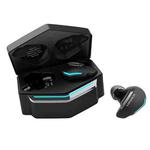 Langsdom G30 5.0 TWS No Delay Gaming Music Wireless Bluetooth Earphone with Charging Box(Black)