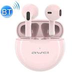 awei T17 Bluetooth V5.0 Ture Wireless Sports TWS Headset with Charging Case(Pink)