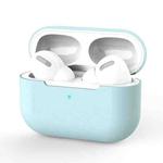 For AirPods Pro Silicone Wireless Earphone Protective Case Cover without Buckle(Sapphire Blue)
