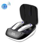 V58 Bluetooth 5.0 TWS Digital Display Sports Bluetooth Earphone (White)