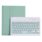 C06B Ultra-thin Candy Colors Bluetooth Keyboard Tablet Case for iPad mini 6, with Stand & Pen Slot (Green)