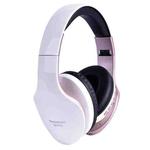 SN-P18 Foldable Bluetooth 4.0 Wireless Headset with Mic, Support TF Card (White)