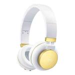 WK M10 Foldable Wireless Bluetooth Headset(White)