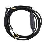 ZS0096 Wired Control Version Headphone Audio Cable for Sol Republic Master Tracks HD V8 V10 V12 X3 (Black)