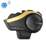 Hysnox HY-02 Bluetooth 5.0 Motorcycle Helmet Headset 2000M 6 Riders Intercom Headset (Gold)