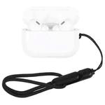 For Apple AirPods Pro 2 Wireless Bluetooth Earphone Anti-Lost Rope Phone Case Lanyard(Black)
