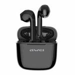 awei T26 TWS Bluetooth V5.0 Ture Wireless Sports Headset with Charging Case(Black)